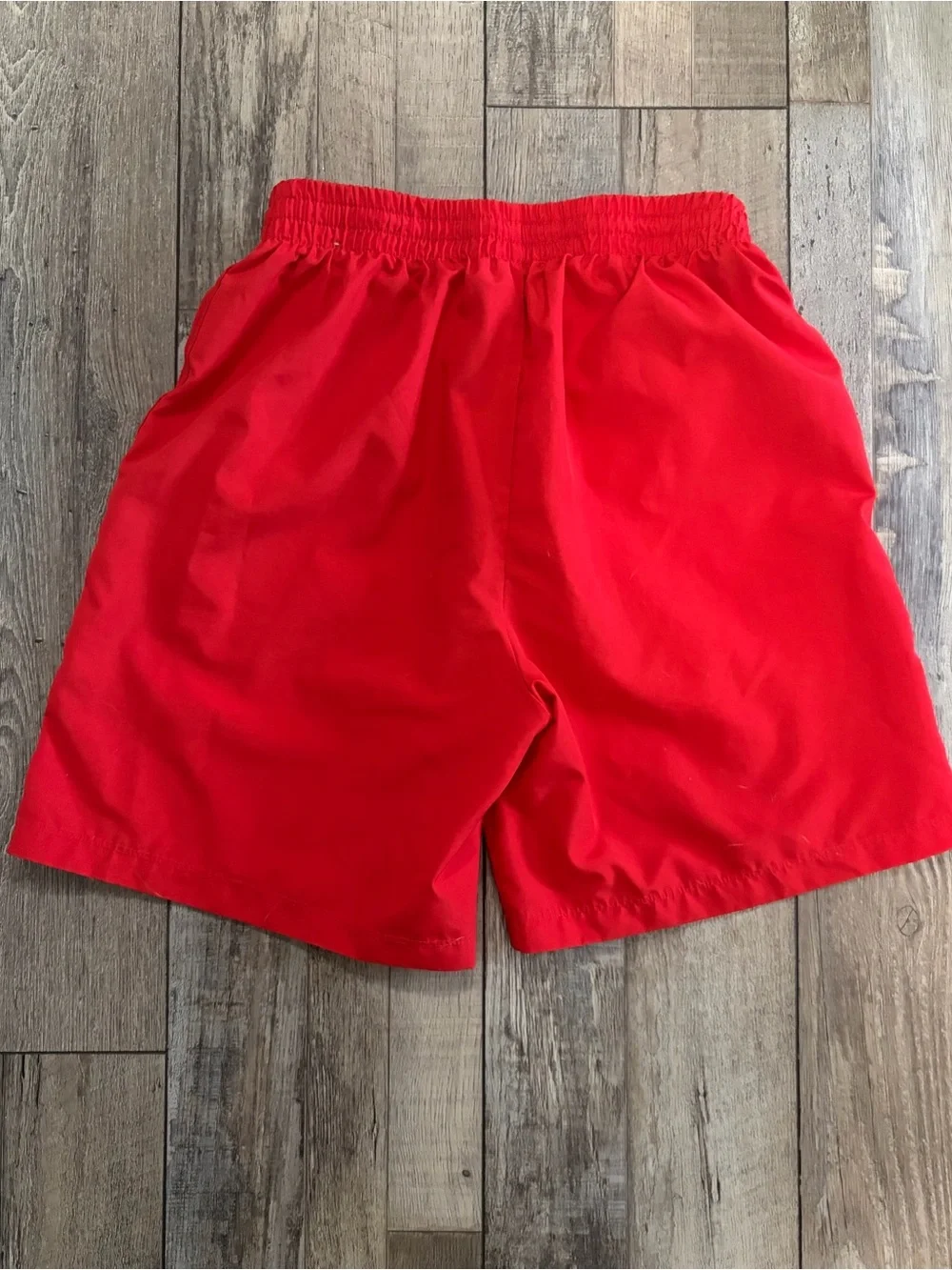Boys Red Nike shorts